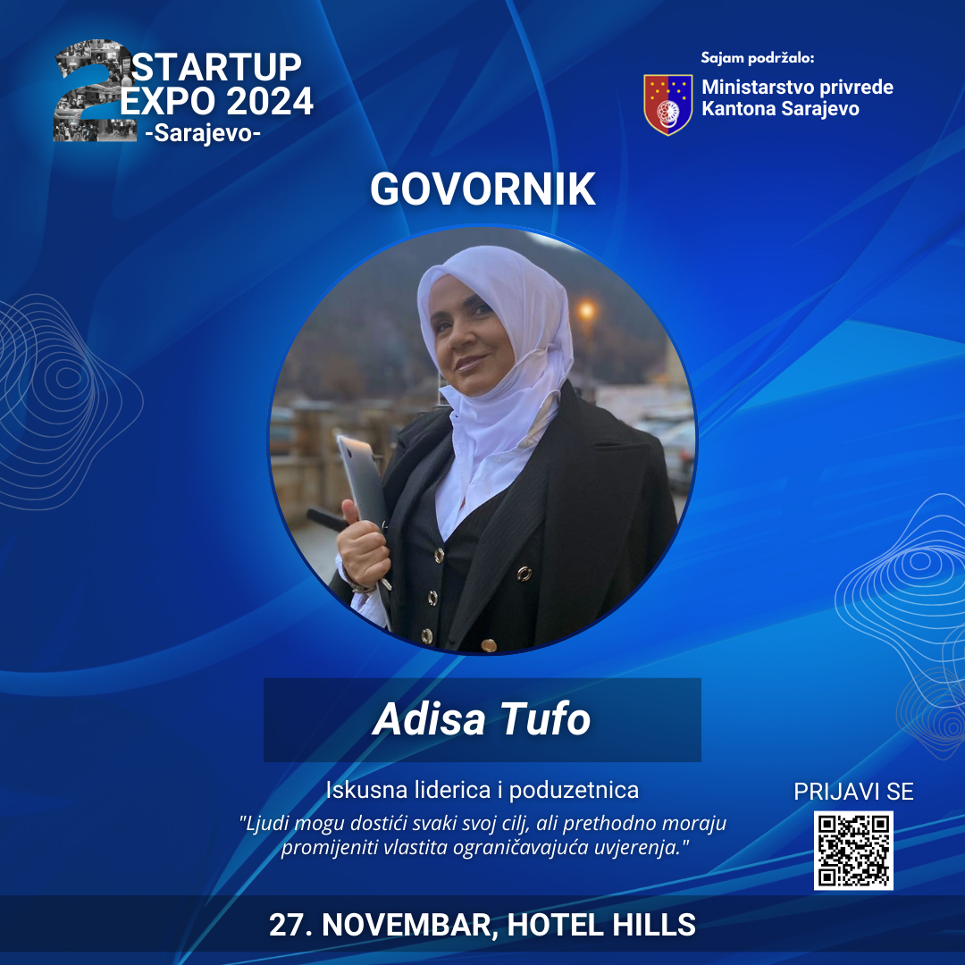 Adisa Tufo Govornik 2 Sajam StartUp Expo 2024